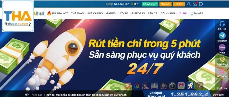 Thabet link chính thức